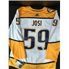 Image 1 : ROMAN JOSI SIGNED NASHVILLE PREDATORS ADIDAS PRO JERSEY (FANATICS COA)