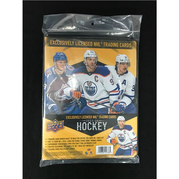 2023-24 UPPER DECK SERIES 1 STARTER PACK (BINDER PACKS ETC)