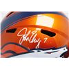 Image 2 : JOHN ELWAY SIGNED DENVER BRONCOS FULL SIZE HELMET (BECKETT COA)
