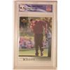Image 1 : 2001 UPPER DECK TIGER WOODS ROOKIE CARD (GCG 9.5)