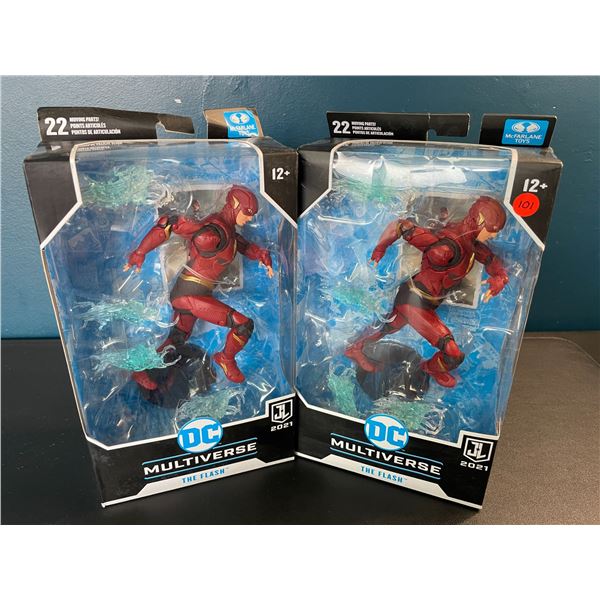 Lot of 2 DC Multiverse Collectible Action Figures by McFarlane Toys - The Flash - Brand New!