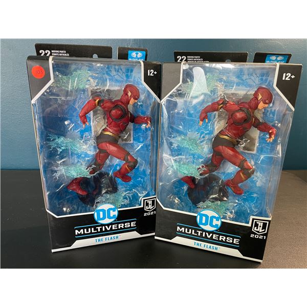 Lot of 2 DC Multiverse Collectible Action Figures by McFarlane Toys - The Flash - Brand New!