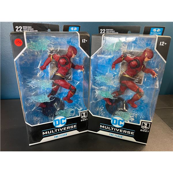 Lot of 2 DC Multiverse Collectible Action Figures by McFarlane Toys - The Flash - Brand New!