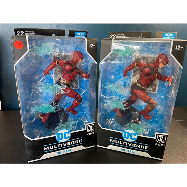 Lot of 2 DC Multiverse Collectible Action Figures by McFarlane Toys - The Flash - Brand New!