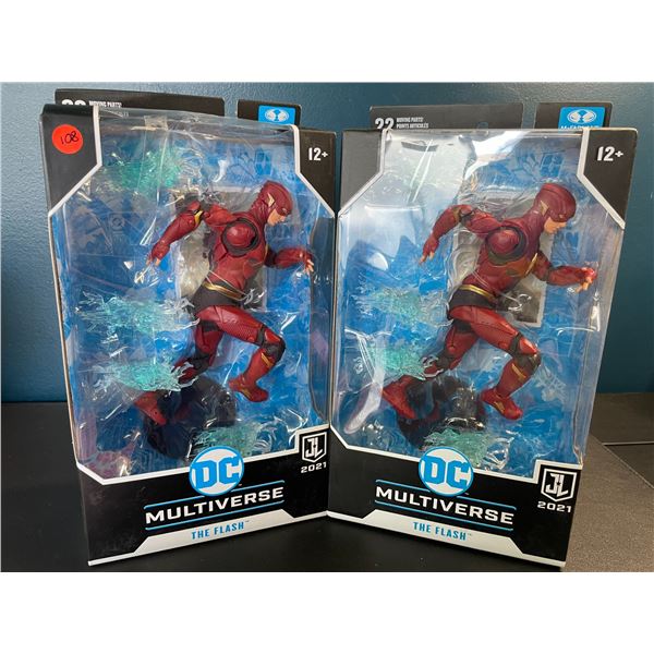 Lot of 2 DC Multiverse Collectible Action Figures by McFarlane Toys - The Flash - Brand New!