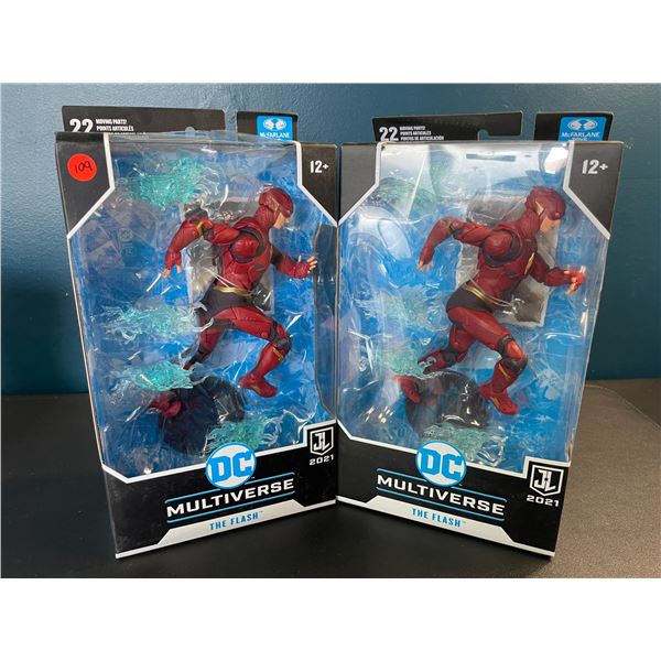Lot of 2 DC Multiverse Collectible Action Figures by McFarlane Toys - The Flash - Brand New!