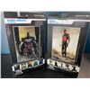 Image 2 : Lot of 2 DC Multiverse Collectible Action Figures by McFarlane Toys - Batman Unmasked & Cyborg