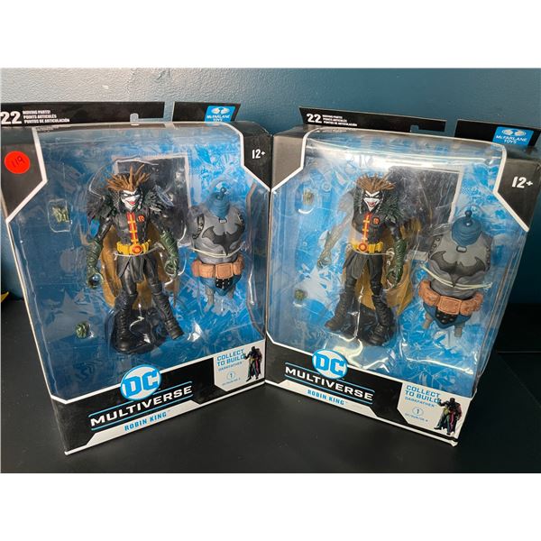 Lot of 2 DC Multiverse Collectible Action Figures by McFarlane Toys - Robin King
