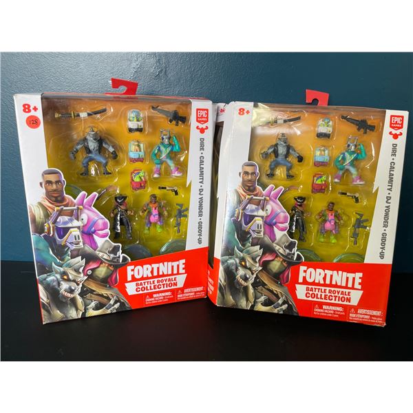 Lot of 2 Fortnite Battle Royale Collection Toy Sets - Brand New!