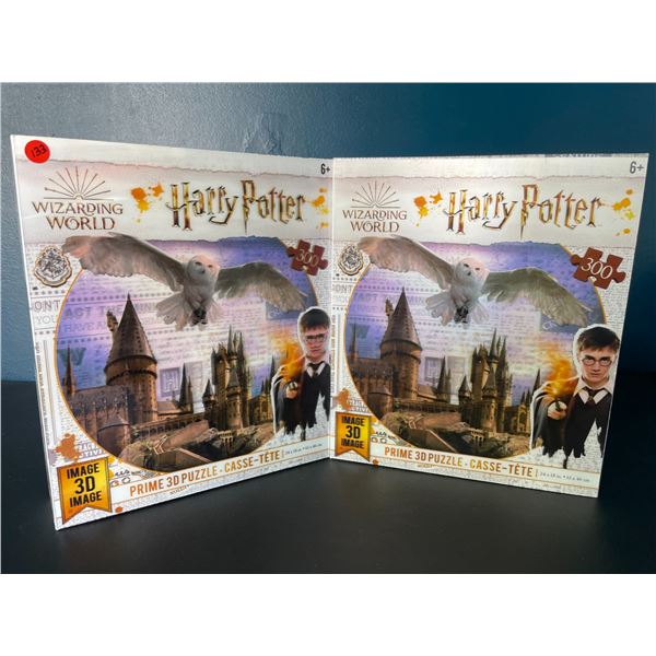 Lot of 2 Wizarding World Harry Potter 3D Puzzles - Brand New!
