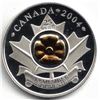2004 Sterling Silver 25¢ Gold Plated Poppy