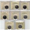 Image 1 : 25¢ ICCS-PCCS  NBU Lot of 8 pcs