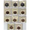 Image 1 : $1. ICCS-PCCS Lot of 12 pcs Professional Coin Certification System