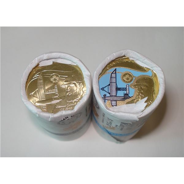 2022 Canada A.G Bell $1. Rolls, Color-No Color,