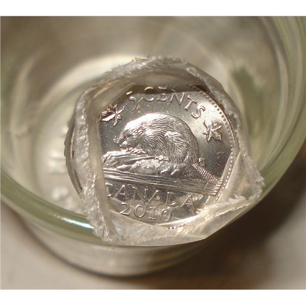 2010 Canada 5 cent Roll BU