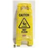 Image 1 : LOT OF 3 CAUTION WET FLOOR SIGNS