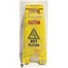 Image 1 : LOT OF 3 CAUTION WET FLOOR SIGNS
