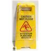 Image 1 : LOT OF 3 CAUTION WET FLOOR SIGNS