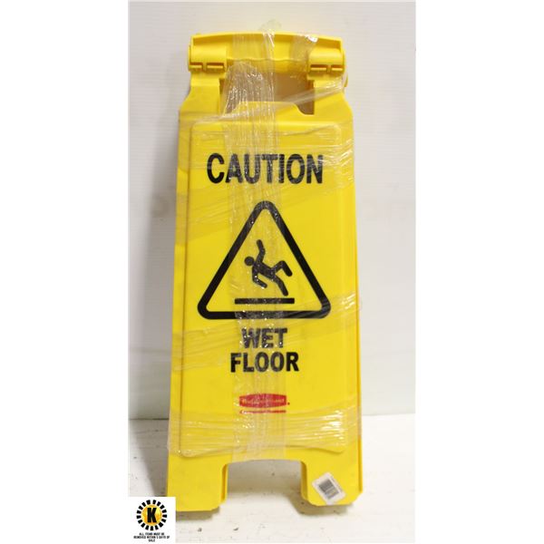 LOT OF 3 CAUTION WET FLOOR SIGNS