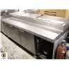 Image 1 : STAINLESS STEEL 92" PIZZA PREP TABLE