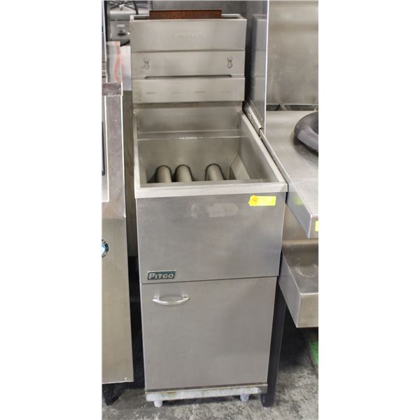 PITCO DUAL BASKET NATURAL GAS DEEP FRYER