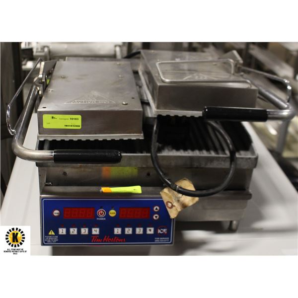 STAR T.H. DOUBLE COMMERCIAL PANINI PRESS