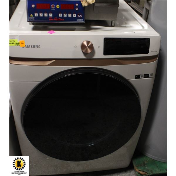 SAMSUNG WHITE/ROSE GOLD SMART THINGS DRYER