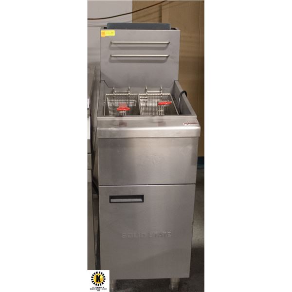 MRE NATURAL GAS DUAL SOLID STATE FRYER