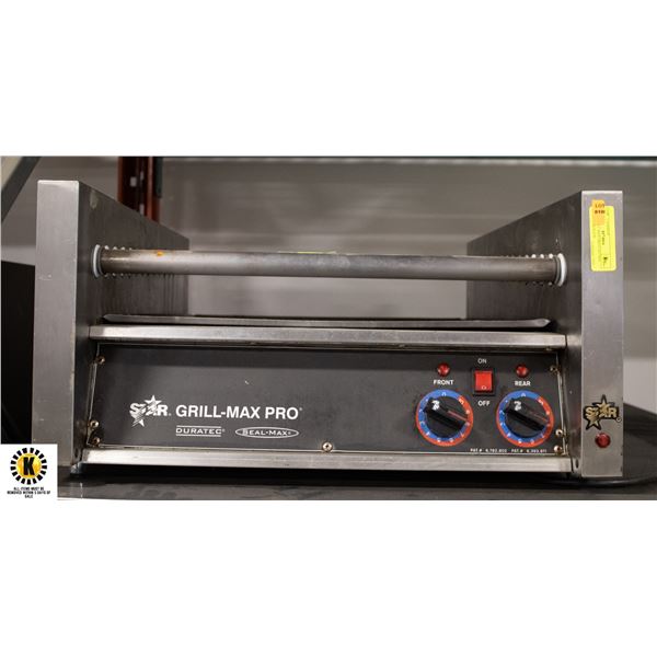 STAR GRILL MAX PRO ELECTRIC HOTDOG ROLLER