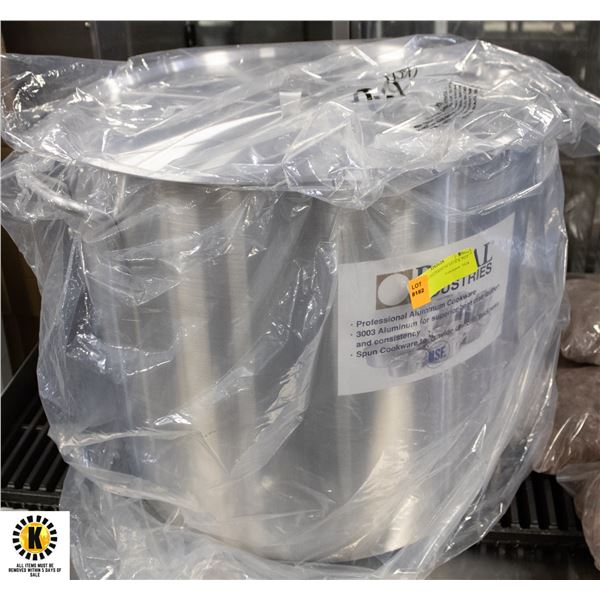 80 QT MED ALUMINUM STOCK POT W/ LID