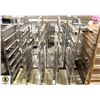 Image 1 : 8-TIER QUINTUPLE TRAY RACK ON CASTERS