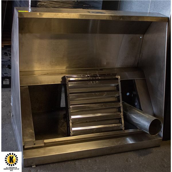 48" WIDE RANGE HOOD W/ MOTOR