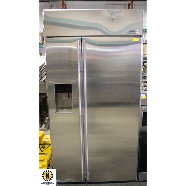 S&D GE MONOGRAM ST. STEEL EXECUTIVE SIDE BY SIDE