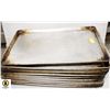 Image 1 : LOT OF 11 FULL SIZE ALUMINUM BUN PANS