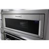 Image 6 : S&D KITCHENAID ST. STEEL SLIDE-IN MICROWAVE W/