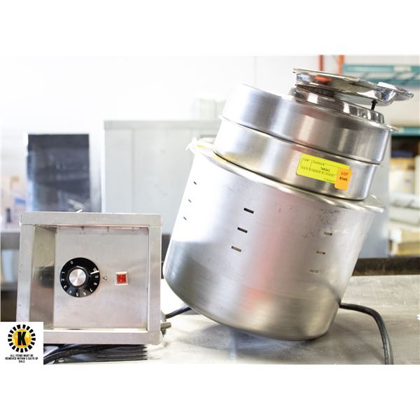 SOUP WARMER W/ INSERT