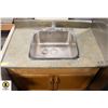 Image 1 : VANITY W/ S/S KITCHEN SINK & TAP