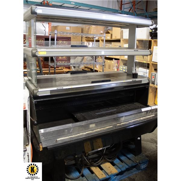 DOUBLE SIDED OPEN AIR WARMING/ SERVING DISPLAY