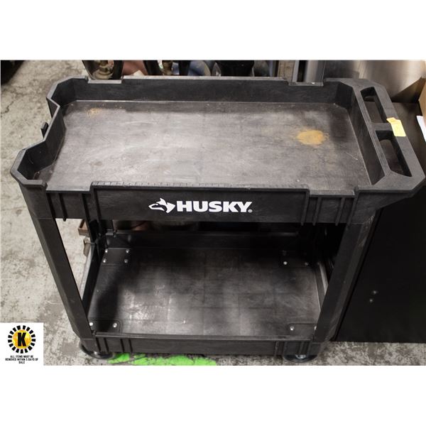 HUSKY POLY CARB TOOL CART