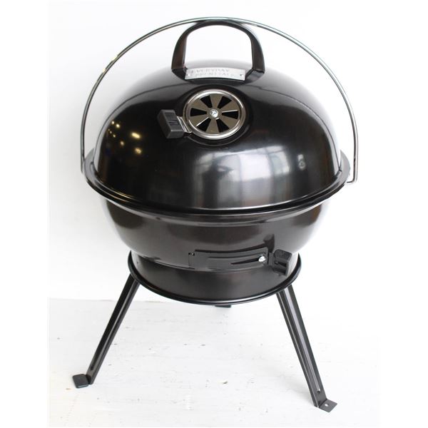 NEW CHARCOAL PORTABLE KETTLE GRILL-7 BURGER COUNT