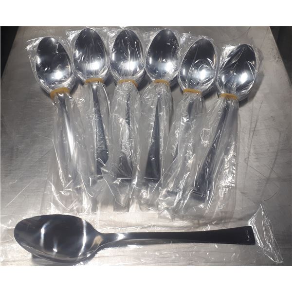 24 NEW LARGE DINNER SPOONS -8"
