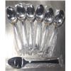 Image 5 : 24 NEW LARGE DINNER SPOONS -8"