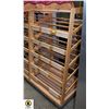 Image 1 : WOODEN DISPLAY RACK ON CASTORS