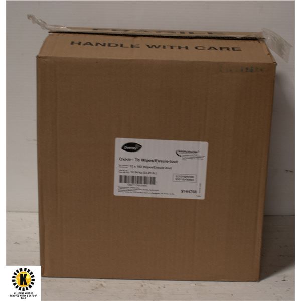 CASE OF DIVERSEY ANTISEPTIC WIPES  12X 160 WIPES
