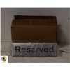 Image 1 : LOT OF 12 NEW OMCAN STAINLESS STEEL RESERVED TABLE