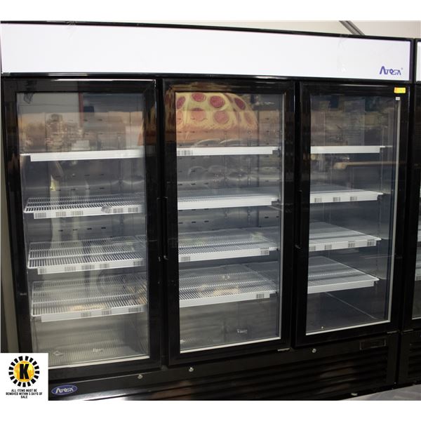 LIKE NEW ATOSA TRIPLE DOOR DISPLAY COOLER