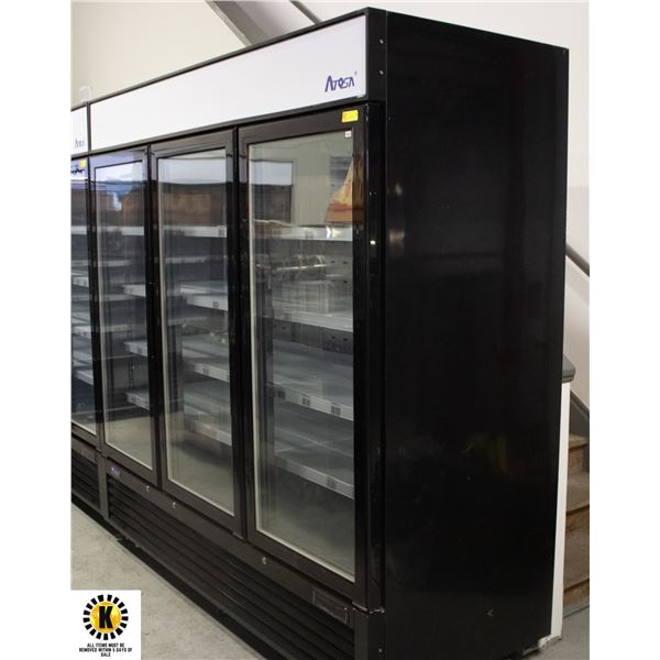 LIKE NEW ATOSA TRIPLE DOOR DISPLAY FREEZER