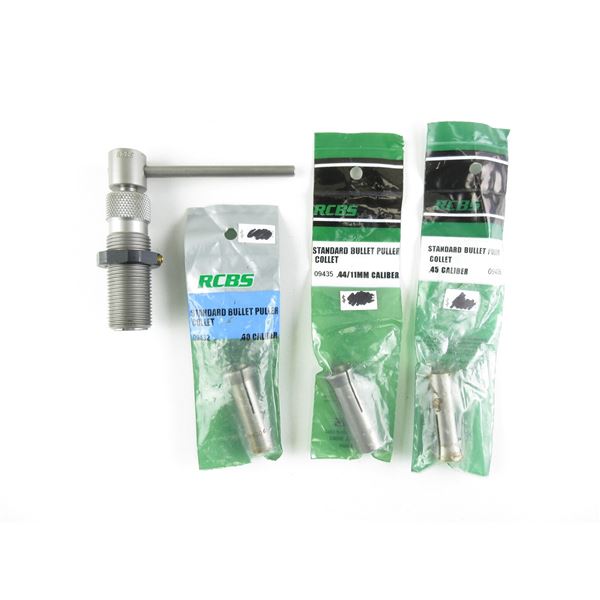 RCBS BULLET PULLER AND COLLET LOT