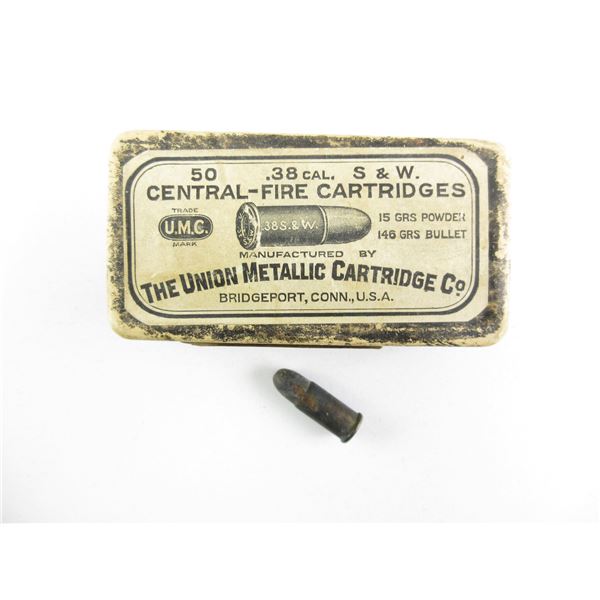 COLLECTIBLE UMC .38 S&W AMMO LOT