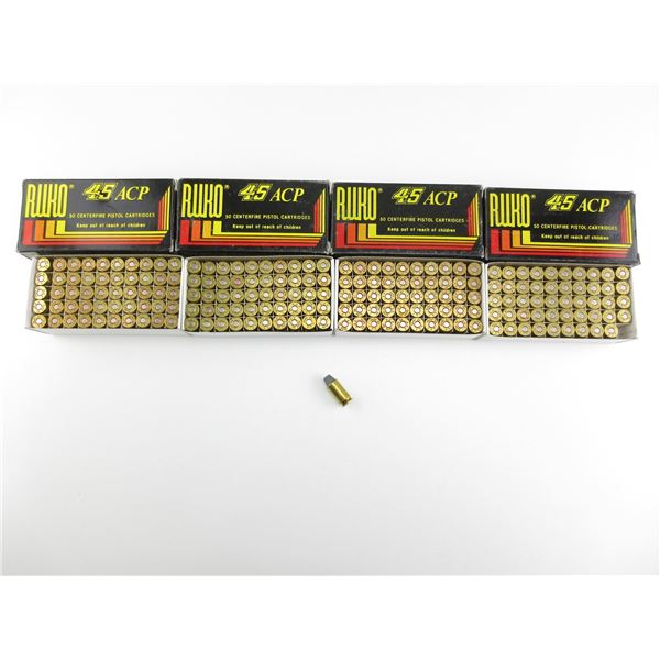 RUKO .45 ACP AMMO LOT